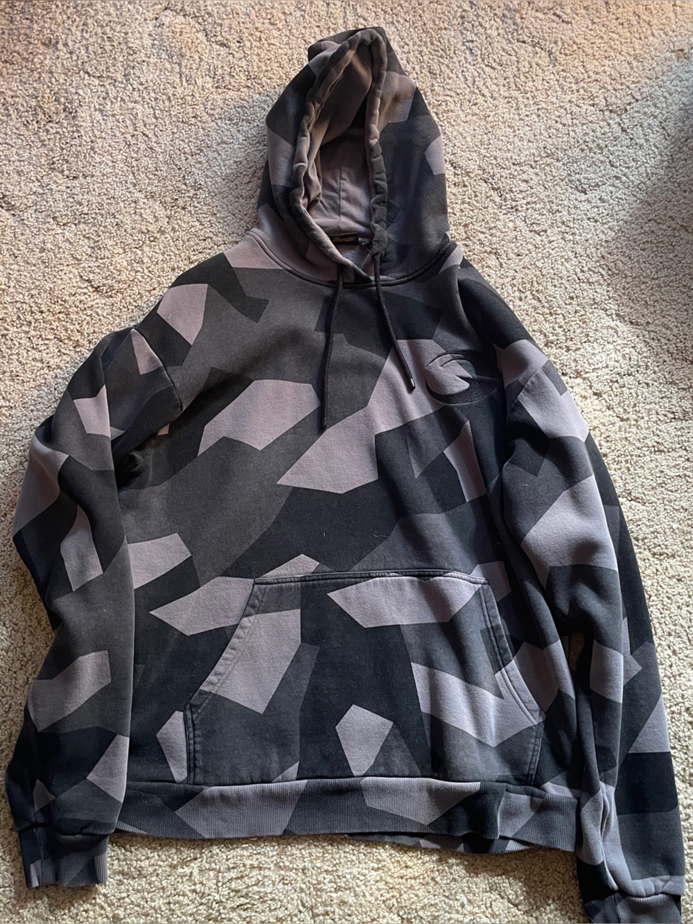 GASP - Gasp multicoloured camo hoodie